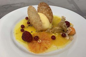 Sorbet vanille aux agrumes